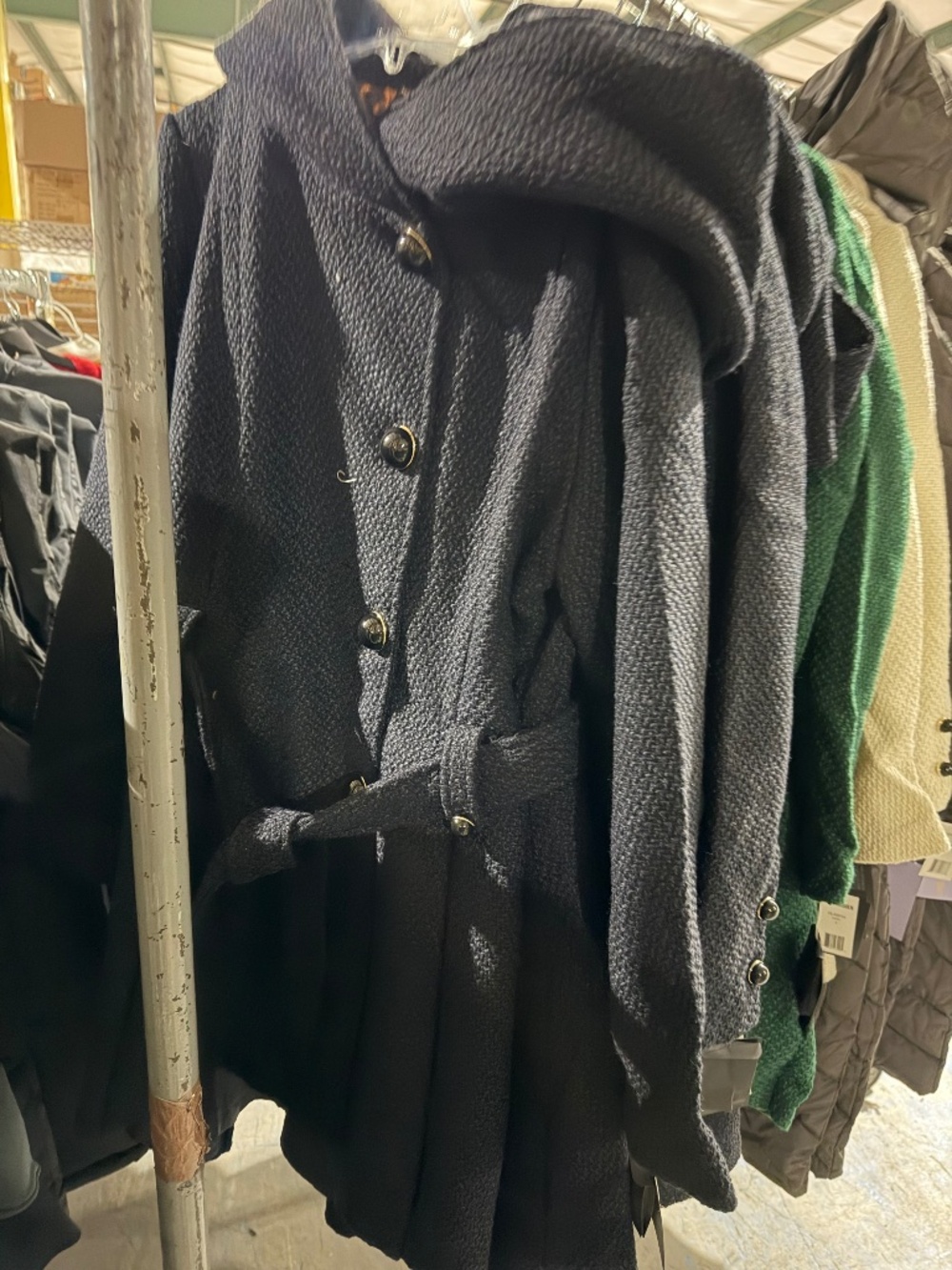 $269 retail brand new with tags EUC Steve Madden Once Upon a Thyme Coat WHITE